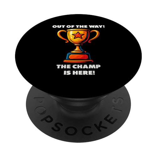 The Champ is here, Sieger, 1.Platz, Gewinner, Tournier-Sieg PopSockets Klebender PopGrip The Champ is here, Sieger, 1.Platz, Gewinner, Tournier-Sieg PopSockets Klebender PopGrip von Tourniersieger, Gewinner