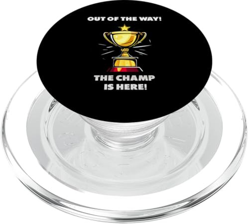 The Champ is here, Sieger, 1.Platz, Gewinner, Tournier-Sieg PopSockets PopGrip für MagSafe The Champ is here, Sieger, 1.Platz, Gewinner, Tournier-Sieg PopSockets PopGrip für MagSafe von Tourniersieger, Gewinner