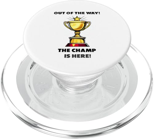 The Champ is here, Sieger, 1.Platz, Gewinner, Tournier-Sieg PopSockets PopGrip für MagSafe The Champ is here, Sieger, 1.Platz, Gewinner, Tournier-Sieg PopSockets PopGrip für MagSafe von Tourniersieger, Gewinner