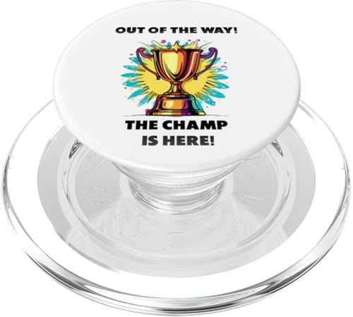 The Champ is here, Sieger, 1.Platz, Gewinner, Tournier-Sieg PopSockets PopGrip für MagSafe The Champ is here, Sieger, 1.Platz, Gewinner, Tournier-Sieg PopSockets PopGrip für MagSafe von Tourniersieger, Gewinner