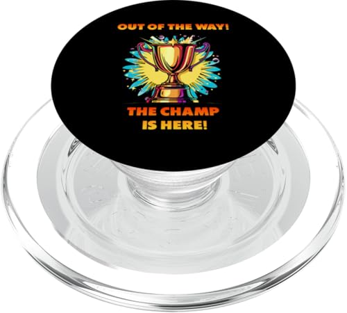 The Champ is here, Sieger, 1.Platz, Gewinner, Tournier-Sieg PopSockets PopGrip für MagSafe The Champ is here, Sieger, 1.Platz, Gewinner, Tournier-Sieg PopSockets PopGrip für MagSafe von Tourniersieger, Gewinner