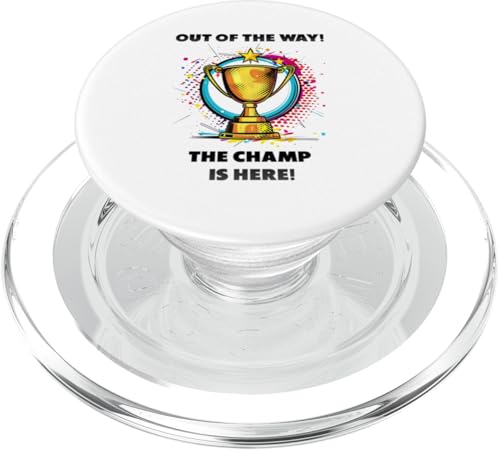 The Champ is here, Sieger, 1.Platz, Gewinner, Tournier-Sieg PopSockets PopGrip für MagSafe The Champ is here, Sieger, 1.Platz, Gewinner, Tournier-Sieg PopSockets PopGrip für MagSafe von Tourniersieger, Gewinner