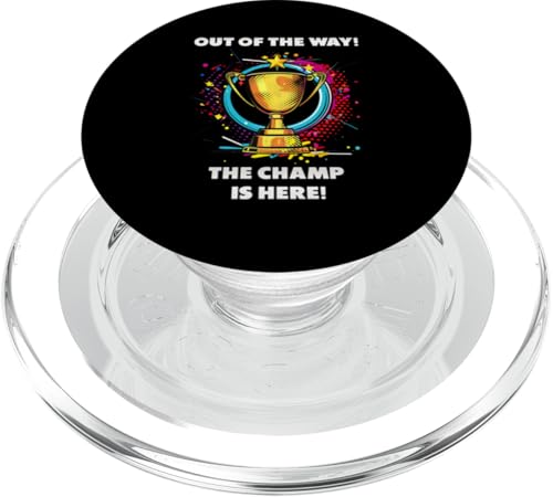 The Champ is here, Sieger, 1.Platz, Gewinner, Tournier-Sieg PopSockets PopGrip für MagSafe The Champ is here, Sieger, 1.Platz, Gewinner, Tournier-Sieg PopSockets PopGrip für MagSafe von Tourniersieger, Gewinner