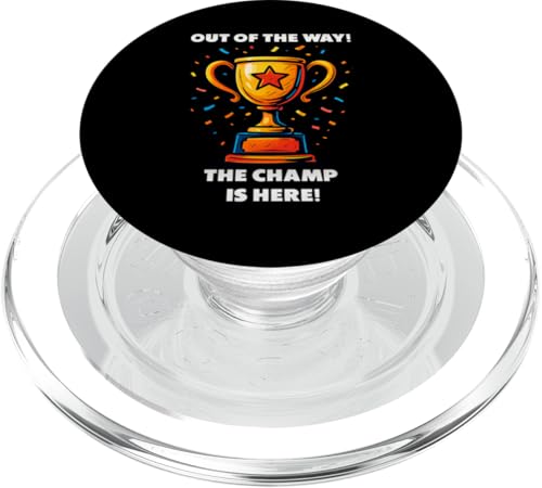 The Champ is here, Sieger, 1.Platz, Gewinner, Tournier-Sieg PopSockets PopGrip für MagSafe The Champ is here, Sieger, 1.Platz, Gewinner, Tournier-Sieg PopSockets PopGrip für MagSafe von Tourniersieger, Gewinner