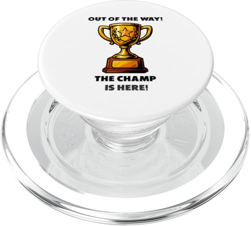 The Champ is here, Sieger, 1.Platz, Gewinner, Tournier-Sieg PopSockets PopGrip für MagSafe The Champ is here, Sieger, 1.Platz, Gewinner, Tournier-Sieg PopSockets PopGrip für MagSafe von Tourniersieger, Gewinner