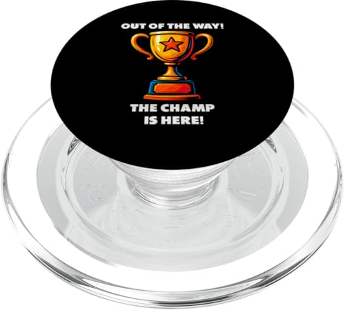 The Champ is here, Sieger, 1.Platz, Gewinner, Tournier-Sieg PopSockets PopGrip für MagSafe The Champ is here, Sieger, 1.Platz, Gewinner, Tournier-Sieg PopSockets PopGrip für MagSafe von Tourniersieger, Gewinner