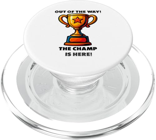 The Champ is here, Sieger, 1.Platz, Gewinner, Tournier-Sieg PopSockets PopGrip für MagSafe The Champ is here, Sieger, 1.Platz, Gewinner, Tournier-Sieg PopSockets PopGrip für MagSafe von Tourniersieger, Gewinner