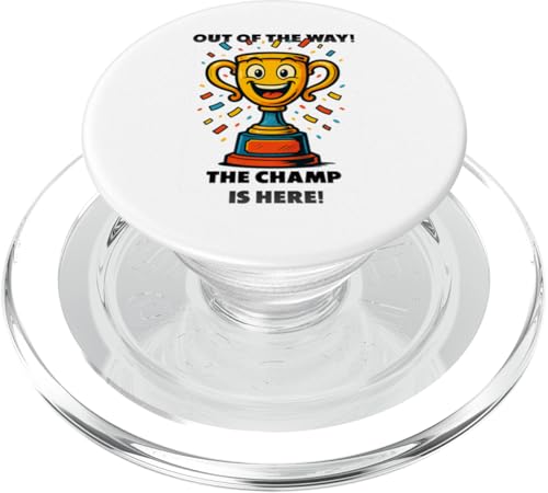 The Champ is here, Sieger, 1.Platz, Gewinner, Tournier-Sieg PopSockets PopGrip für MagSafe von Tourniersieger, Gewinner
