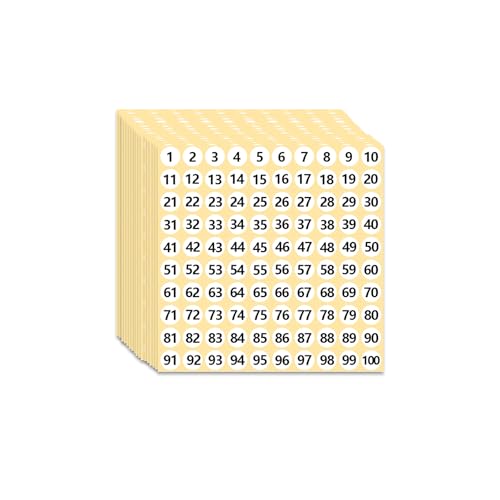 25 Blatt - 1-100 Zahlen Nummern Aufkleber Sticker Klebezahlen,Nummer Aufkleber, für Büro Schließfach Heim Ordnen Adventskalender 25 Blatt - 1-100 Zahlen Nummern Aufkleber Sticker Klebezahlen,Nummer Aufkleber, für Büro Schließfach Heim Ordnen Adventskalender von Tovbmup