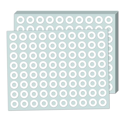 10.000 Stück, Lochverstärker Selbstklebend Verstärkungsringe Weiß - 13mm 10.000 Stück, Lochverstärker Selbstklebend Verstärkungsringe Weiß - 13mm von TownStix