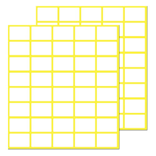 1000 Stück, 20 x 13 mm, Aufkleber Etiketten Selbstklebend Klebeetiketten zum Beschriften - Weiß 1000 Stück, 20 x 13 mm, Aufkleber Etiketten Selbstklebend Klebeetiketten zum Beschriften - Weiß von TownStix