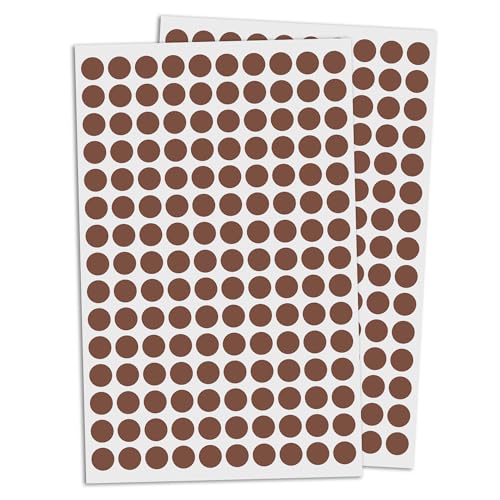 15.000 Stück, 10mm Klebepunkte Etiketten Aufkleber Selbstklebende - Braun 15.000 Stück, 10mm Klebepunkte Etiketten Aufkleber Selbstklebende - Braun von TownStix