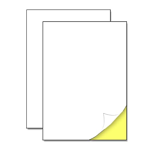 150 Blatt, Etiketten Selbstklebend Bedruckbar, Sticker Papier zum Bedrucken A4-297 x 210 mm von TownStix