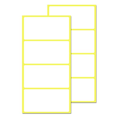200 Stück, 100 x 50 mm, Aufkleber Etiketten Selbstklebend Klebeetiketten zum Beschriften - Weiß 200 Stück, 100 x 50 mm, Aufkleber Etiketten Selbstklebend Klebeetiketten zum Beschriften - Weiß von TownStix