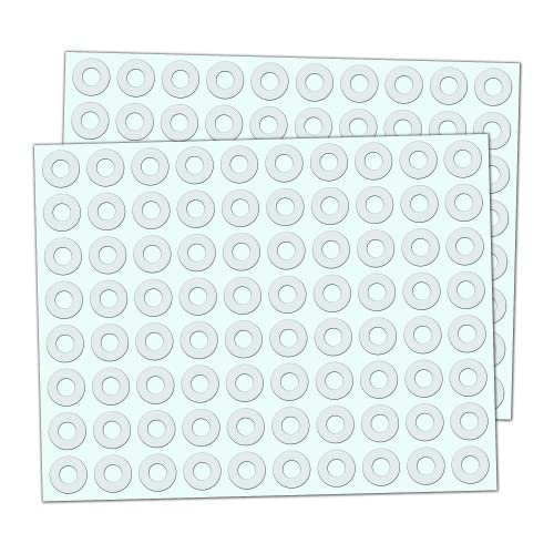 2000 Stück, Transparent Lochverstärker Selbstklebend Verstärkungsringe - 13mm 2000 Stück, Transparent Lochverstärker Selbstklebend Verstärkungsringe - 13mm von TownStix