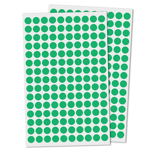 3000 Stück, 10mm Klebepunkte Etiketten Aufkleber Selbstklebende - Grün 3000 Stück, 10mm Klebepunkte Etiketten Aufkleber Selbstklebende - Grün von TownStix