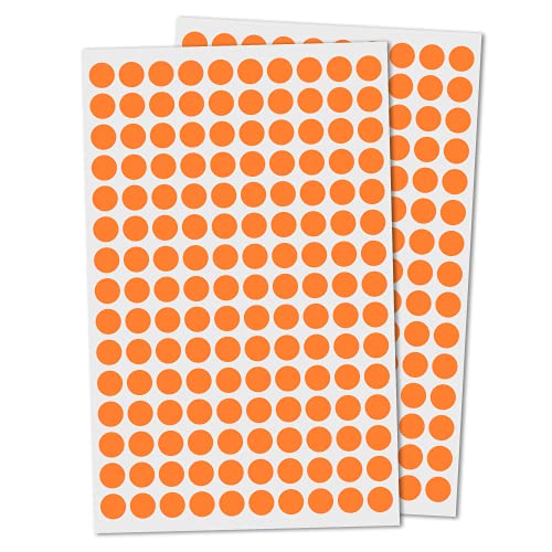 3000 Stück, 10mm Klebepunkte Etiketten Aufkleber Selbstklebende - Orange 3000 Stück, 10mm Klebepunkte Etiketten Aufkleber Selbstklebende - Orange von TownStix