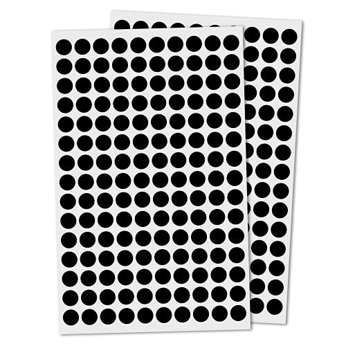 3000 Stück, 10mm Klebepunkte Runde Punktaufkleber Etiketten Markierungspunkte - Schwarz 3000 Stück, 10mm Klebepunkte Runde Punktaufkleber Etiketten Markierungspunkte - Schwarz von TownStix