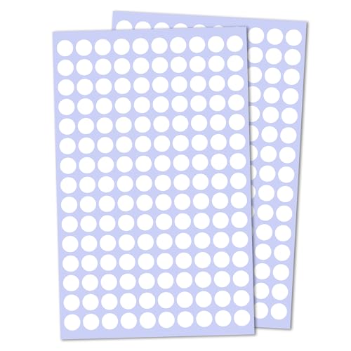 3000 Stück, 10mm Klebepunkte Runde Punktaufkleber Etiketten Markierungspunkte - Weiß 3000 Stück, 10mm Klebepunkte Runde Punktaufkleber Etiketten Markierungspunkte - Weiß von TownStix