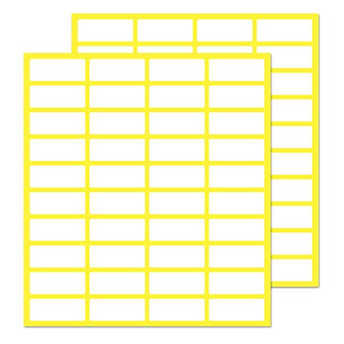 4000 Stück, 20 x 8 mm, Aufkleber Etiketten Selbstklebend Klebeetiketten zum Beschriften - Weiß 4000 Stück, 20 x 8 mm, Aufkleber Etiketten Selbstklebend Klebeetiketten zum Beschriften - Weiß von TownStix