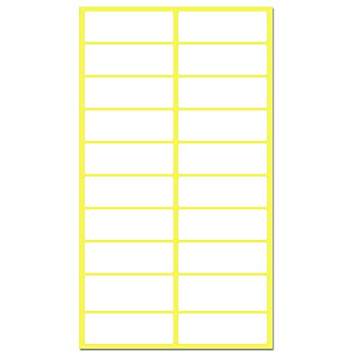 500 Stück, 38 x 13 mm, Aufkleber Etiketten Selbstklebend Klebeetiketten zum Beschriften - Weiß 500 Stück, 38 x 13 mm, Aufkleber Etiketten Selbstklebend Klebeetiketten zum Beschriften - Weiß von TownStix