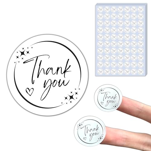 700 Stück, 25 mm - Thank You Sticker, Danke Aufkleber Rund 700 Stück, 25 mm - Thank You Sticker, Danke Aufkleber Rund von TownStix