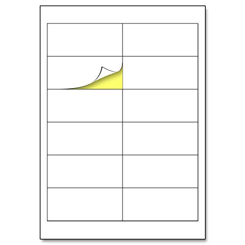 97 x 42,3mm, 25 Blatt, A4 Aufkleber Etiketten Selbstklebend matt - 12 Stück pro Blatt 97 x 42,3mm, 25 Blatt, A4 Aufkleber Etiketten Selbstklebend matt - 12 Stück pro Blatt von TownStix