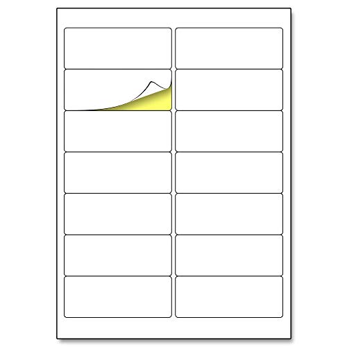 99,1 x 38,1mm, 25 Blatt, A4 Aufkleber Etiketten Selbstklebend matt - 14 Stück pro Blatt 99,1 x 38,1mm, 25 Blatt, A4 Aufkleber Etiketten Selbstklebend matt - 14 Stück pro Blatt von TownStix