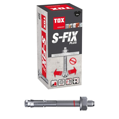 Tox Bolzenanker S-Fix Plus M16 X125/3 Mm Tox Bolzenanker S-Fix Plus M16 X125/3 Mm von Tox