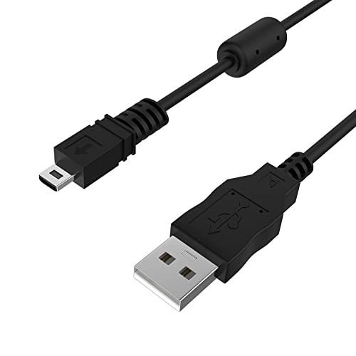 Ersatz UC-E6 E23 E17 Kabel, USB Kamera Daten Fotoübertragungskabel kompatibel mit Nikon SLR DSLR D3200 D3300 D750 D5300 D7200 Coolpix L340 L32 A10 P520 P510 P500 S9200 S6300 S6000 S3300 S9100 (1,5m) von Toxaoii