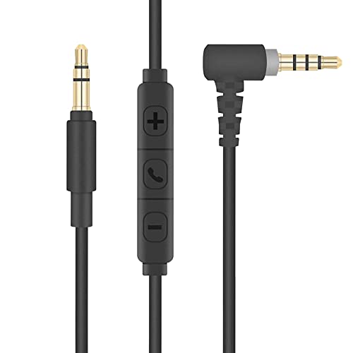 Toxaoii Kopfhörer Ersatz Audio Kabel mit Mikrofon Kompatibel mit Sony WH-1000XM3 WH-1000XM4 WH-H900N WH-H800 MDR -10R MDR-1A MDR-1000X MDR-100ABN WH-CH700N MDR-ZX770BN MDR-100ABN Kopfhörer(1.2m) von Toxaoii