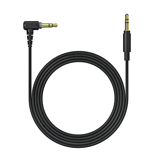 Toxaoii WH1000XM3 Kopfhörer Kabel, Ersatz Audio Zusatzkabel Kompatibel mit Sony MDR -10R MDR-1A MDR-1000X MDR-100ABN WH-H900N WH-CH700N WH-1000XM4 MDR-ZX770BN MDR-100ABN Kopfhörer(Schwarz, 1.5m) von Toxaoii