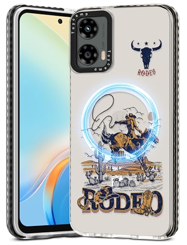 Toycamp Schutzhülle für Moto G 5G 2024 – kompatibel mit MagSafe Frauen und Mädchen, niedlich, magnetisch, stoßfest, schützend, hübsches Designer-Funda für Motorola G 5G 2024, Cowboys Toycamp Schutzhülle für Moto G 5G 2024 – kompatibel mit MagSafe Frauen und Mädchen, niedlich, magnetisch, stoßfest, schützend, hübsches Designer-Funda für Motorola G 5G 2024, Cowboys von Toycamp