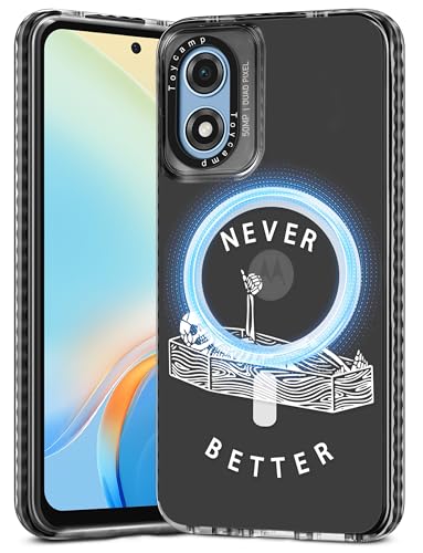 Toycamp Schutzhülle für Moto G Play 4G 2024 – kompatibel mit MagSafe Frauen und Mädchen, niedlich, magnetisch, stoßfest, schützend, hübsches Designer-Funda für Motorola G Play 4G 2024, Skelett Toycamp Schutzhülle für Moto G Play 4G 2024 – kompatibel mit MagSafe Frauen und Mädchen, niedlich, magnetisch, stoßfest, schützend, hübsches Designer-Funda für Motorola G Play 4G 2024, Skelett von Toycamp