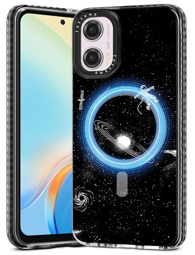 Toycamp Schutzhülle für Moto G Power 5G 2024 – kompatibel mit MagSafe Frauen und Mädchen, niedlich, magnetisch, stoßfest, schützend, hübsches Designer-Funda für Motorola G Power 5G 2024, Astronaut von Toycamp