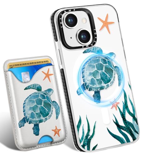 Toycamp Schutzhülle für iPhone 14, iPhone 13, kompatibel mit Magsafe Kreditkartenhalter, Brieftasche, magnetisch, niedlich, für Damen, Teenager, Mädchen, Kawaii, Mädchen, einzigartiges Toycamp Schutzhülle für iPhone 14, iPhone 13, kompatibel mit Magsafe Kreditkartenhalter, Brieftasche, magnetisch, niedlich, für Damen, Teenager, Mädchen, Kawaii, Mädchen, einzigartiges von Toycamp
