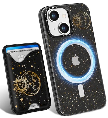 Toycamp Schutzhülle für iPhone 14 Plus – kompatibel mit Magsafe Kreditkartenhalter, Brieftasche, magnetisch, niedlich, für Frauen, Teenager, Mädchen, Kawaii, Mädchen, einzigartiges Sonnen- und Toycamp Schutzhülle für iPhone 14 Plus – kompatibel mit Magsafe Kreditkartenhalter, Brieftasche, magnetisch, niedlich, für Frauen, Teenager, Mädchen, Kawaii, Mädchen, einzigartiges Sonnen- und von Toycamp