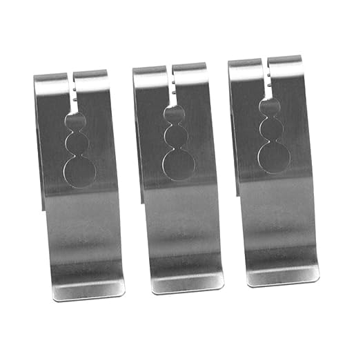 Toyvian 1 Satz Sicherungsclip Thermometer Kochen Grills Im Freien Fleischsonde Elektrogrill Ofenrost Thermometer Lebensmittelcliphalter Grillthermometer Pelletgrillklemme Silber 3 STÜCKE von Toyvian