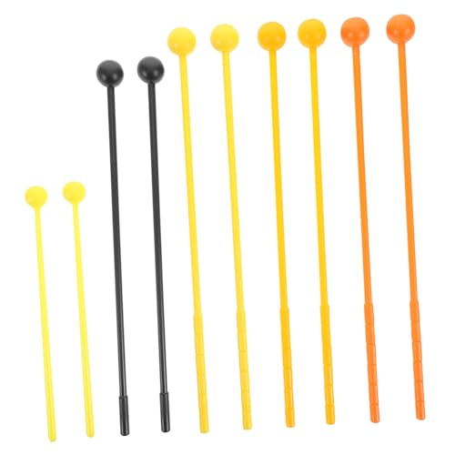 Toyvian 10 Stück Trommelstock Percussion-Stick Plastikmälle Instrument Drumsticks Xylophon-Klavierstöcke Percussion Drum Sticks Glockenschlägel aus Kunststoff Toyvian 10 Stück Trommelstock Percussion-Stick Plastikmälle Instrument Drumsticks Xylophon-Klavierstöcke Percussion Drum Sticks Glockenschlägel aus Kunststoff von Toyvian