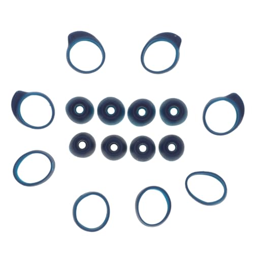 Toyvian 16 Stück -Headset -Stecker Ersatz-Ohrstöpsel Blau Kopfhörerknospen für Kopfhörer Plus Tipps Kopfhörerstecker Ohrhörer -Rausch -Isolationsabdeckung Ohrstöpsel aus Silikon Toyvian 16 Stück -Headset -Stecker Ersatz-Ohrstöpsel Blau Kopfhörerknospen für Kopfhörer Plus Tipps Kopfhörerstecker Ohrhörer -Rausch -Isolationsabdeckung Ohrstöpsel aus Silikon von Toyvian