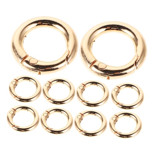 Toyvian 16 Stück Klemm-schlüsselanhänger-zubehör Schlüsselring-clip Kleine Schlüsselanhänger Mini-karabiner Runde Clips Federringe Schlüsselschnalle Legierung Golden Toyvian 16 Stück Klemm-schlüsselanhänger-zubehör Schlüsselring-clip Kleine Schlüsselanhänger Mini-karabiner Runde Clips Federringe Schlüsselschnalle Legierung Golden von Toyvian