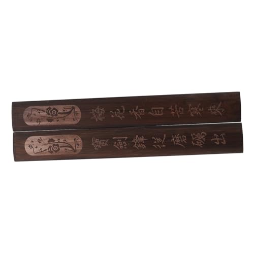 Toyvian 2 Stück Ebony -herrscher Fürs Büro Kalligrafie-briefbeschwerer Die Papier Flach Halten Kalligraphie-zubehör Kalligraphie-papiergewichte Schreibwaren Holz Schwarz Toyvian 2 Stück Ebony -herrscher Fürs Büro Kalligrafie-briefbeschwerer Die Papier Flach Halten Kalligraphie-zubehör Kalligraphie-papiergewichte Schreibwaren Holz Schwarz von Toyvian