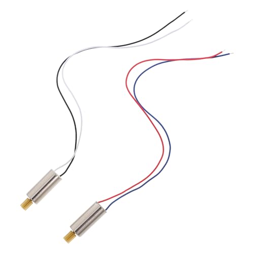 Toyvian 2 Stück Fernbedienungs -drohnen -motorradzubehör Motoren Mini Motor Motor Motorgetriebe Hoher Drehmomentmotor Kleiner Motor Elektromotor Spielzeugmotor Plastik Silber von Toyvian
