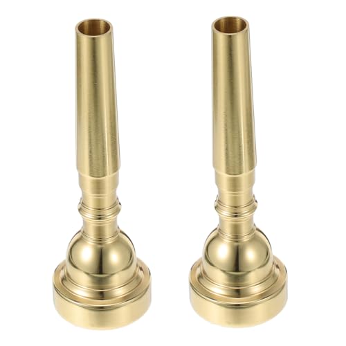 Toyvian 2 Stück Messing -Trompetengebläse Werkzeuge für Trompetenmundstücke Trompetenmundstück- trompete ersatzteile Hörner in Mundform kleine Trompete Goldhorn -Mundstück Golden Toyvian 2 Stück Messing -Trompetengebläse Werkzeuge für Trompetenmundstücke Trompetenmundstück- trompete ersatzteile Hörner in Mundform kleine Trompete Goldhorn -Mundstück Golden von Toyvian