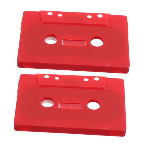 Toyvian 2 Stück Retro-kassette Dekorationsbänder Leere Kassetten Audiokassetten Kassettenband Mit Handgefertigtem Zubehör Musikkassettendekoration Musikkassetten- Rot Plastik Toyvian 2 Stück Retro-kassette Dekorationsbänder Leere Kassetten Audiokassetten Kassettenband Mit Handgefertigtem Zubehör Musikkassettendekoration Musikkassetten- Rot Plastik von Toyvian