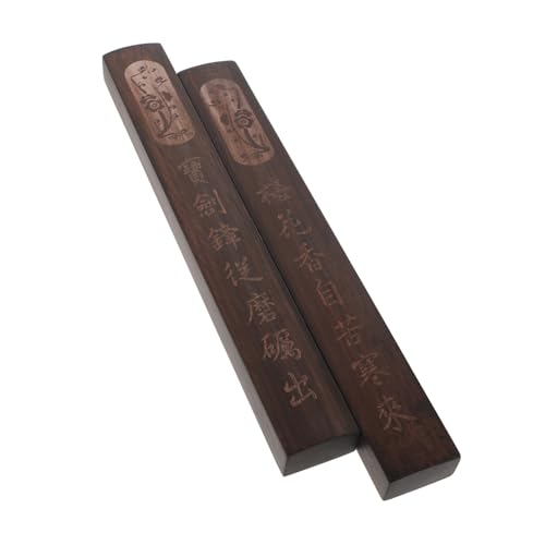 Toyvian 2 Stück künstlerische Briefbeschwerer Papier flach halten Kalligraphie-Briefbeschwerer fürs Büro Briefbeschwerer mit chinesischer Kalligrafie Briefbeschwerer bemalen Holz Schwarz Toyvian 2 Stück künstlerische Briefbeschwerer Papier flach halten Kalligraphie-Briefbeschwerer fürs Büro Briefbeschwerer mit chinesischer Kalligrafie Briefbeschwerer bemalen Holz Schwarz von Toyvian