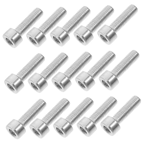 Toyvian 20 Pcs Benzin Protokollierung Säge Zubehör Schrauben Kettensäge Einstellung Schraube Kettensäge Schraube Eisen Silber von Toyvian