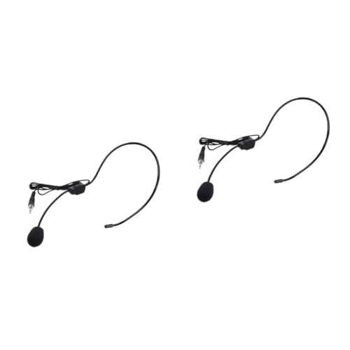 Toyvian 2St Tragbarer Sprachverstärker Mini-Lautsprecher Sprachverstärker für Lehrer mikrofon Headset mikrofon Tragbares Mikrofon stimmverstärker Seidenmund Kopfhörer Trompete von Toyvian