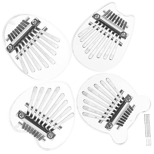 Toyvian 4 Stück 8 Kalimba Daumenchakra 8 Tasten Handklavier Daumenklavier Theremin Instrument Daumenklavier Mini Daumen Einzigartige Instrumente Mini Synthesizer Fingerklavier Toyvian 4 Stück 8 Kalimba Daumenchakra 8 Tasten Handklavier Daumenklavier Theremin Instrument Daumenklavier Mini Daumen Einzigartige Instrumente Mini Synthesizer Fingerklavier von Toyvian