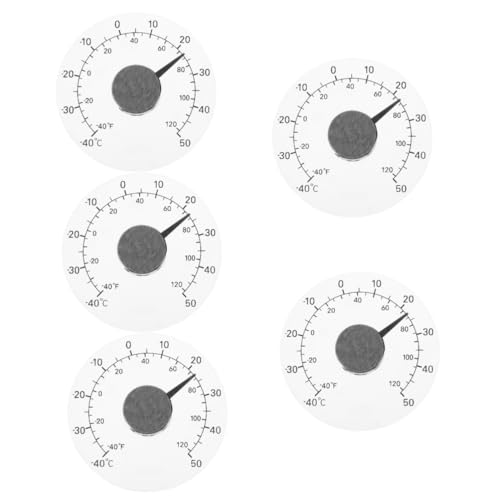 Toyvian 5 Stück Wasserdichtes Thermometer Innenthermometer Für Zuhause Temperatur-thermometer Im Freien Zimmerthermometer Fieberthermometer Für Zu Hause Gartenthermometer Plastik Toyvian 5 Stück Wasserdichtes Thermometer Innenthermometer Für Zuhause Temperatur-thermometer Im Freien Zimmerthermometer Fieberthermometer Für Zu Hause Gartenthermometer Plastik von Toyvian